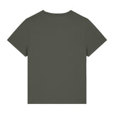 Womens Classic-fit Organic Cotton T-shirt in Pine Green Khaki