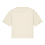 Womens Organic Cotton Boxy T-shirt in Natural Cotton