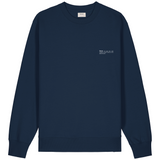 Womens Organic Cotton Relaxed-fit Sweatshirt in Midnight Navy