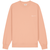 Mens Organic Cotton Relaxed-fit Sweatshirt in Peach Orange