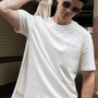 Natural Cotton T-shirt on Man