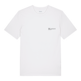 Mens Classic-fit White T-shirt with Kyoto Back-Print