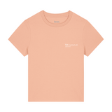 Womens Classic-fit Organic Cotton T-shirt in Peach Orange