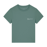 Womens Classic-fit Organic Cotton T-shirt in Eucalyptus Green