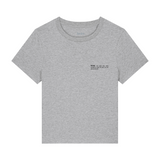 Womens Classic-fit Organic Cotton T-shirt in Rock Grey Marl