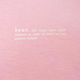 Cherry blossom pink t-shirt with white print