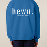 Mens Organic Cotton Signature Oversized Sweatshirt in Morpho Blue