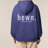 Womens Organic Cotton Signature Oversized Hoodie in Dusk Purple