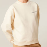 Womens Organic Cotton Signature Oversized Sweatshirt in Natural Cotton