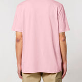 Mens Classic-fit Organic Cotton T-shirt in Cherry Blossom Pink