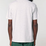 Mens Classic-fit Organic Cotton T-shirt in Cloud Grey Marl