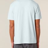 Mens Classic-fit Organic Cotton T-shirt in Blue Ice