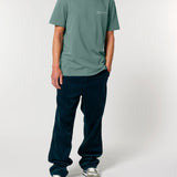 Mens Classic-fit Organic Cotton T-shirt in Eucalyptus Green