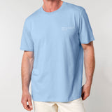 Mens Classic-fit Organic Cotton T-shirt in Sky Blue