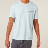 Mens Classic-fit Organic Cotton T-shirt in Blue Ice