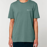 Mens Classic-fit Organic Cotton T-shirt in Eucalyptus Green