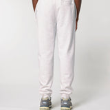 Mens Organic Cotton Relaxed-fit Joggers in Cloud Grey Marl