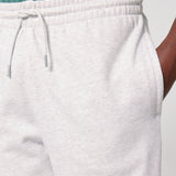 Mens Organic Cotton Relaxed-fit Joggers in Cloud Grey Marl
