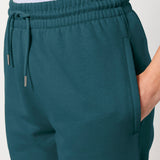 Womens Organic Cotton Relaxed-fit Joggers in Ocean Blue