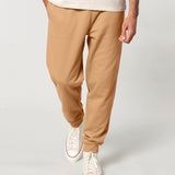 Mens Organic Cotton Relaxed-fit Joggers in Sand