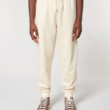 Mens Organic Cotton Relaxed-fit Joggers in Natural Cotton