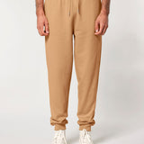 Mens Organic Cotton Relaxed-fit Joggers in Sand