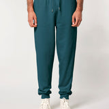 Mens Organic Cotton Relaxed-fit Joggers in Ocean Blue
