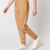 Womens Organic Cotton Relaxed-fit Joggers in Sand