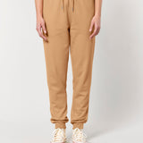 Womens Organic Cotton Relaxed-fit Joggers in Sand